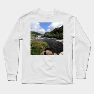 The endless river (river, nature, mountains, peace river and adventure) Long Sleeve T-Shirt